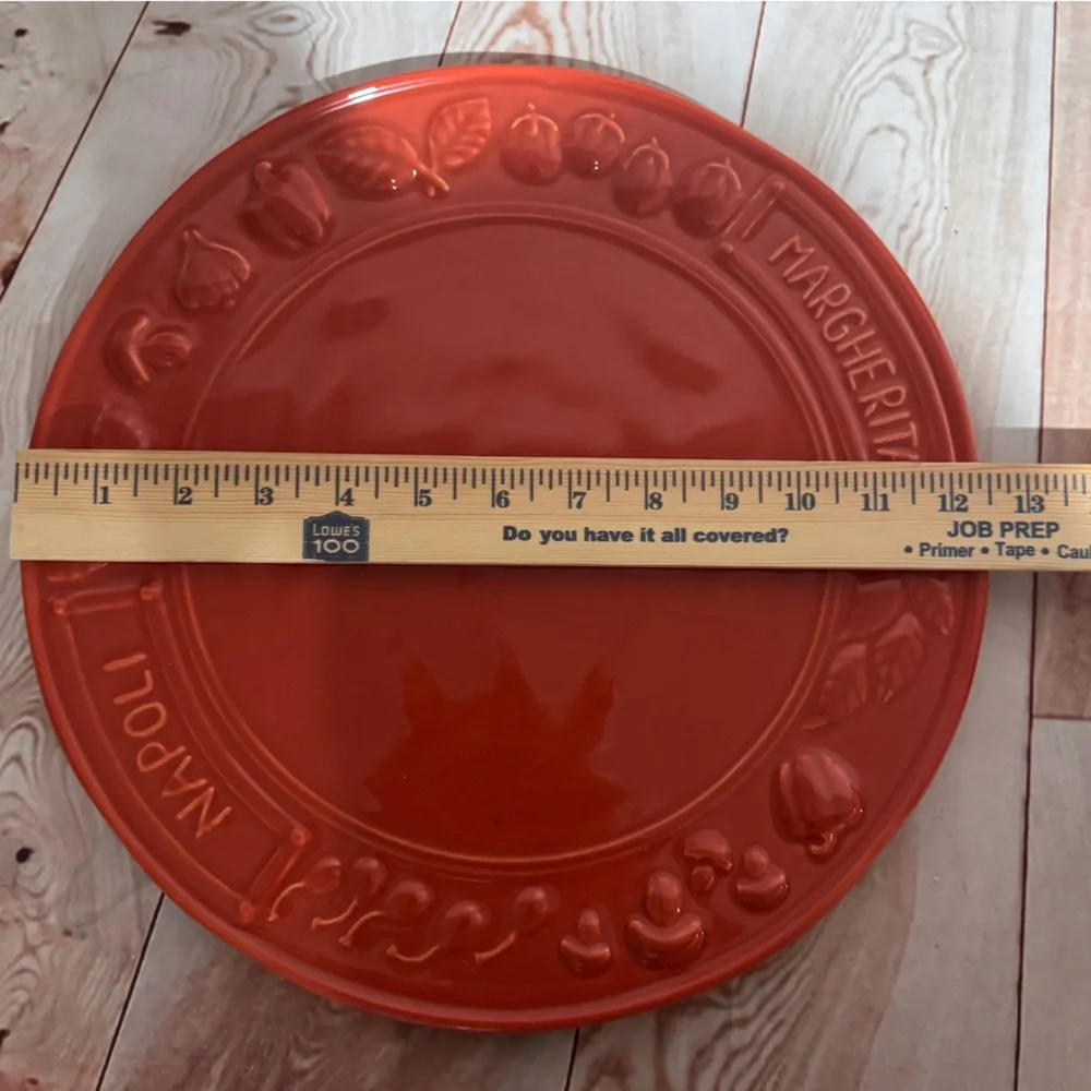 La Ceramica d’Italia Italian Pizza Plate Margherita‎ Napoli 12”